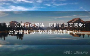 第一次用白虎网站一区时的真实感受：反复使用后对整体体验的重新认识