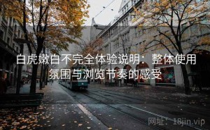 白虎嫩白不完全体验说明：整体使用氛围与浏览节奏的感受