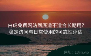 白虎免费网站到底适不适合长期用？稳定访问与日常使用的可靠性评估