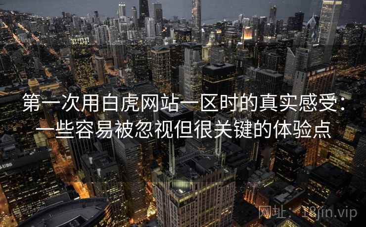 第一次用白虎网站一区时的真实感受:一些容易被忽视但很关键的体验点 第一次用白虎网站一区时的真实感受:一些容易被忽视但很关键的体验点