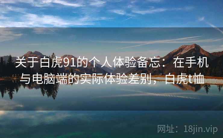关于白虎91的个人体验备忘：在手机与电脑端的实际体验差别，白虎t恤