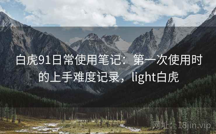 白虎91日常使用笔记:第一次使用时的上手难度记录,light白虎 白虎91日常使用笔记:第一次使用时的上手难度记录,light白虎